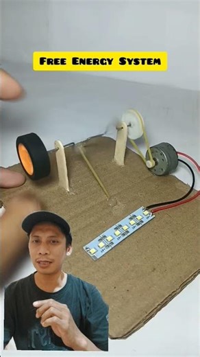 Funny “Free Energy” DC Motor Moment #experiment #dcmotor #miniproject
