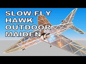 Flying the Invisible Hawk Outside for the First Time