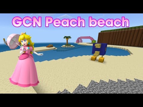 GCN Peach beach - Mario kart in Minecraft