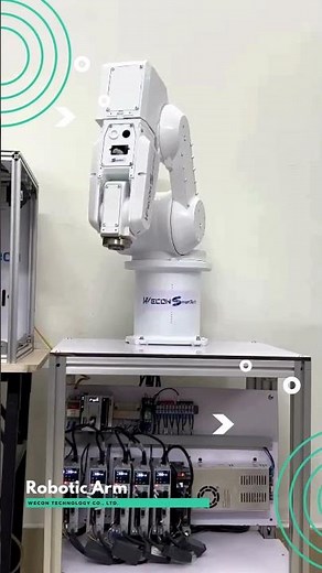 6 Axis Industrail Robot installed with EtherCat VD3E servo+Codesys 6C plc #plc #servo#cnc #codesys