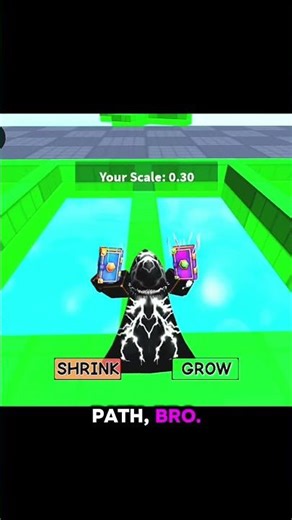 This Stage Looks Easy... Until You Try It! game name: obby but you can shrink N Grow #RobloxDev