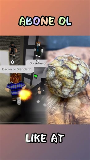 Bacon or Slender? #bacon #slender #roblox #robloxedit #viral #viralshort