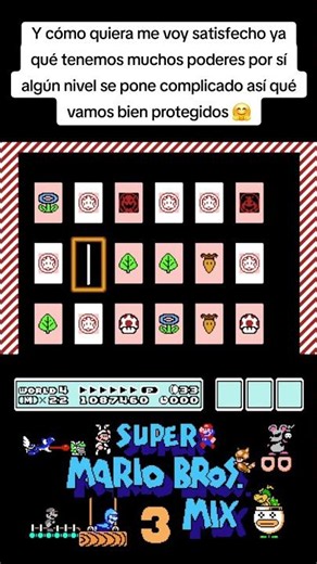 Estuvimos a casi nada de encontrar todos los objetos en el memorama del Super Mario Bros 3 Mix