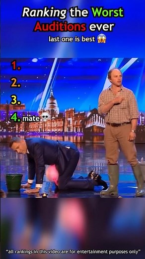 Ranking the Worst Auditions ever 😱