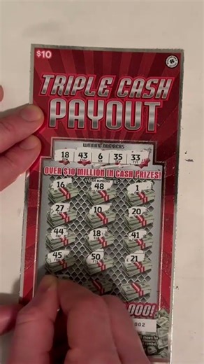 Are $10 scratch off tickets the best? 🏆One more in the winner pile!🏆