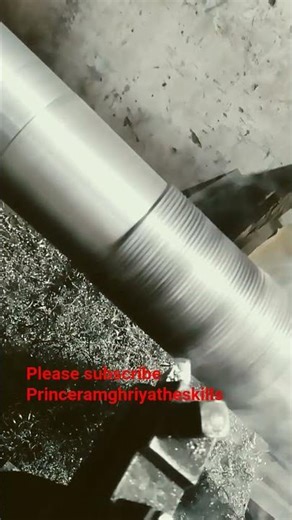 Threading process #home #new #trending #viral #machine #factory #automobile #cnc #wood #skills #news