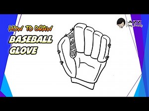 How to draw Baseball Glove step by step