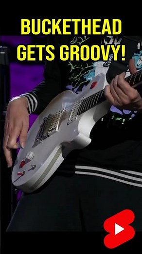 Buckethead Gets GROOVY Live! 🎸🔥 #buckethead #shorts #guitar