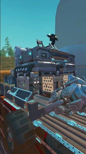 I Built A GIANT Nomad Base With An Automatic Farm In Vanilla Scrap Mechanic!