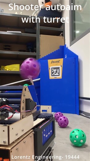 Shooter auto-aim with Turret!🙌 #ftc