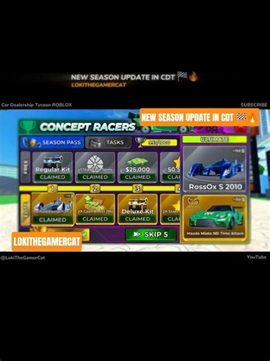 NEW Season Update In CDT 🏁🔥 #roblox #cardealershiptycoon ##youtubeshorts #shortsfeed #capcut #cdt