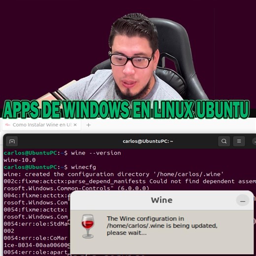 Como Instalar Programas y Jueg0s de Windows en Linux. #wine #linux #Ubuntu #terminal #educacion | PC fácil Digital