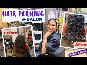 HAIR PERMING| Hair Perming Procedure | Hair Perming Salon Bangalore| Permanent HAIR CURL #perming