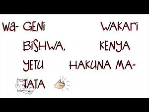 How to Perform 'Jambo Bwana' by Them Mushrooms | Lyrics with Actions
