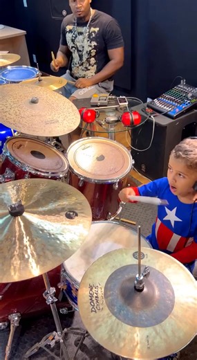 Training Drummer Kids 💪🥁🎼🎵 #drummer #drums | Nema Run