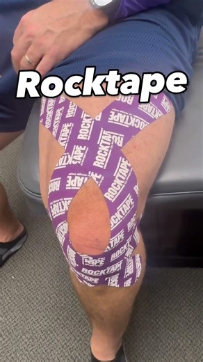 Rocktape Application for Knee Pain #tape
