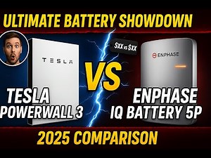 Tesla Powerwall 3 vs. Enphase IQ Battery 5P: Which Home Battery is ACTUALLY Better?