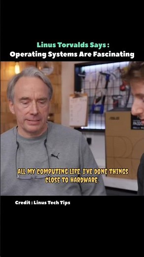 Why Linus Torvalds Loves Operating Systems #shorts #linux #operatingsystem #knowledge #programmer