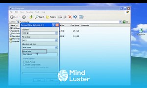 Mind Luster - Learn How to Format a Hard Drive in Windows XP