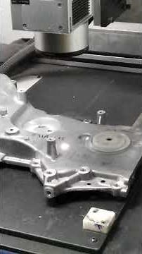 Laser Barcode printing on casting