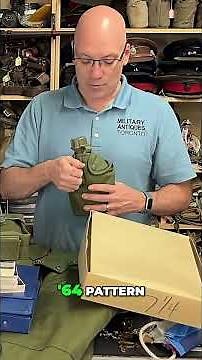 Mint 64 Pattern Belt: Unboxing Vintage Military Gear #shorts
