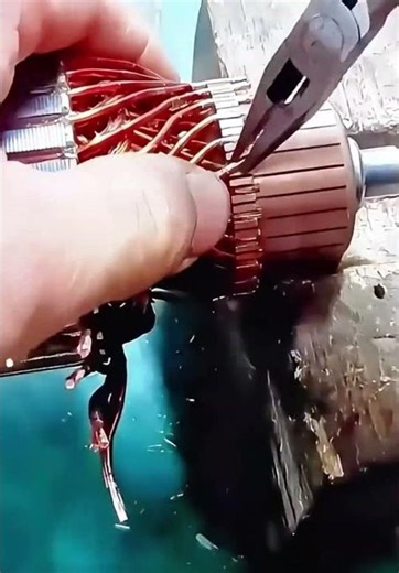 How to Secure Copper Wires onto Armature Commutator Correctly