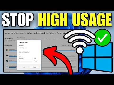 How To Stop High Internet Data Consumption on Windows 11