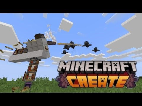 How to make a mountable turret with laser sight - Minecraft Create Mod