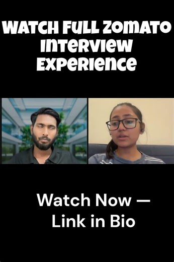 How She Cracked Zomato Placement | Real Zomato Interview Clip