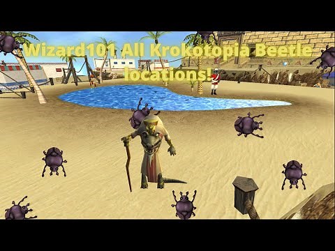 Wizard101: Krokotopia | Finding the Beetles locations