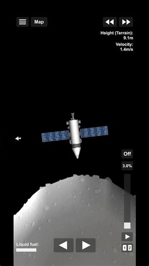Captured asteroid exploration 🛰️ #sfs #spaceflightsimulator #asteroid #shorts #2ksubs #exploration
