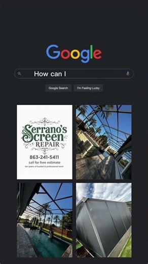 We at Serrano’s Pool Screen Repair are …