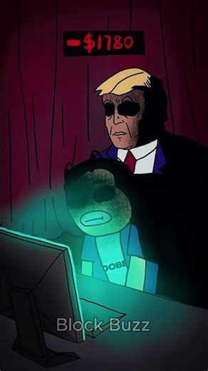 Day Trading With Donald Trump! #crypto #meme #memecoin #trump