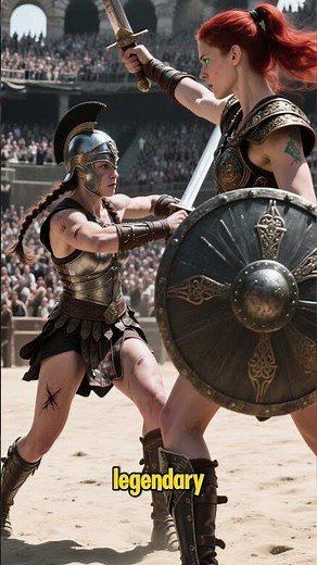 Ancient Rome had female gladiators in the arenas. #history #facts #shorts