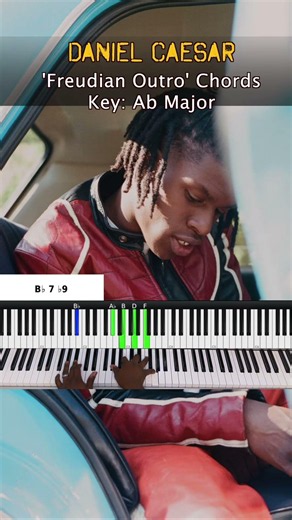 Daniel Caesar - Freudian Outro Chords #danielcaesar