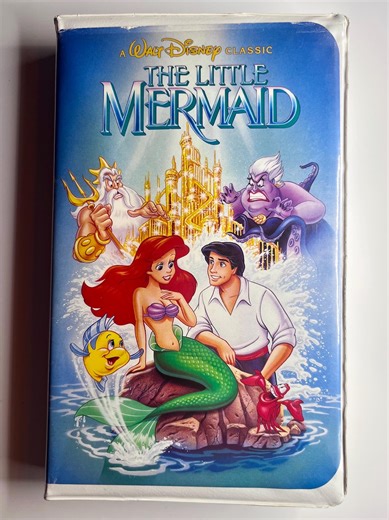 Vintage Disney Little Mermaid VHS - Banned Cover, Black Diamond Edition - Etsy Canada