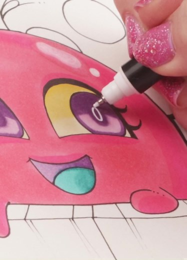 Drawing Polly Plantar from Amphibia #drawing #markers #pollyplantar #amphibia #halalela