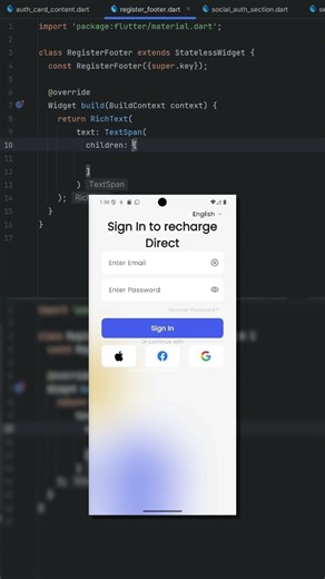 Building a Mobile App Login UI in Flutter