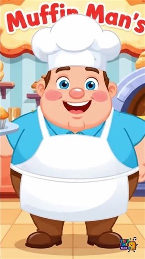 🧁🎵The Muffin Man | Classic Nursery Rhyme Song for Kids #Shorts #nurseryrhymes #kidssongs