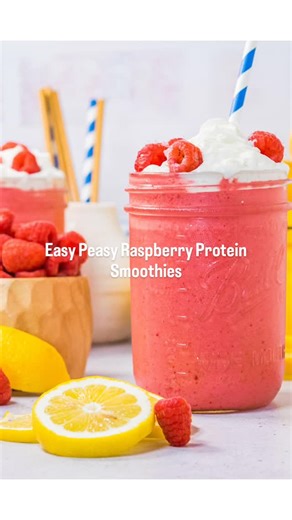 Raspberry Protein Smoothies #smoothierecipes #smoothierecipe | WonkyWonderful | Facebook