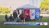 Veterans set up camp to protest National Guard in Memphis