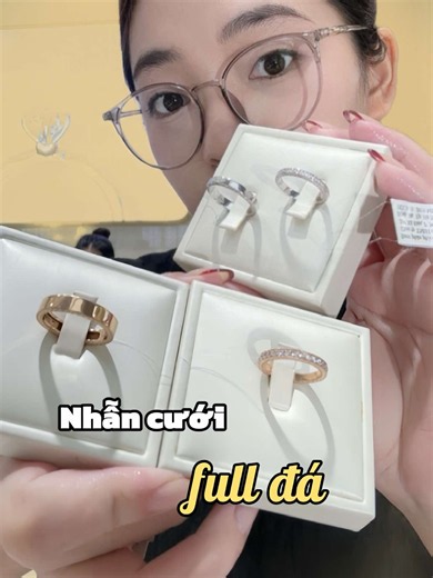 Nhẫn cầu hôn đá full: chọn kiểu nào phù hợp nhất?