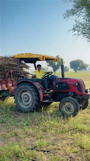 “Village Farming Vlog 🚜 | Samrat TAFE 4410 with Trolley | Hard Work Life 💪”tled video