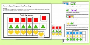 Workstation Pack: Shape Sequence Match Activities Set 2