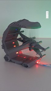 179K views · 9.3K reactions | Best COOL 3D Prints | Suspended X-Wing with LED Strips --------------------------------------- 3D Printer: Bambu Lab A1 Mini Filament: Overture PLA Matte Black, Light Gray, Jean Red --------------------------------------- #3dprinting #cool3dprints #3dprinted #3dprint #3dprinter #3dmodel #3dprintingideas #diy #starwars #lamp | Cube3dworld | Facebook