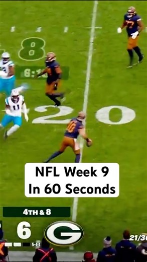 NFL Week 9 in 60s: Ravens dominate, OT chaos, Puka returns