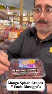 Mango Splash Grapes-only at Uncle Giuseppe’s!🥭🍇 Stop by Uncle G’s today and grab yours before they’re gone! Who’s ready to try these? #UncleG #unclegiuseppes | Uncle Giuseppe's Marketplace