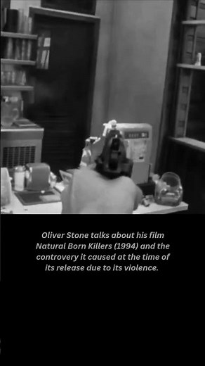 Director Oliver Stone talks about his film Natural Born Killers and its violence #cinemahistory