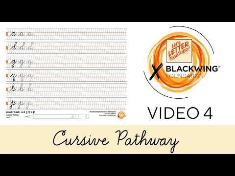 Cursive Video 4 - Letter Family 3: Mother shapes