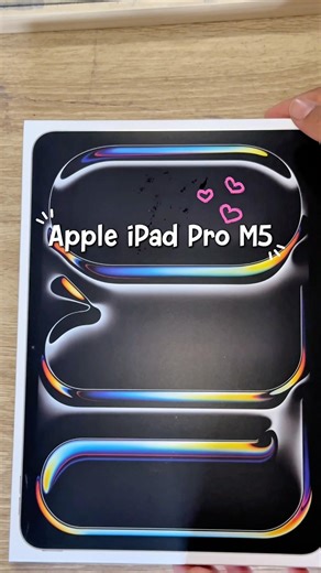 Unboxing my iPad Pro M5 - Silevr 🤍🤩